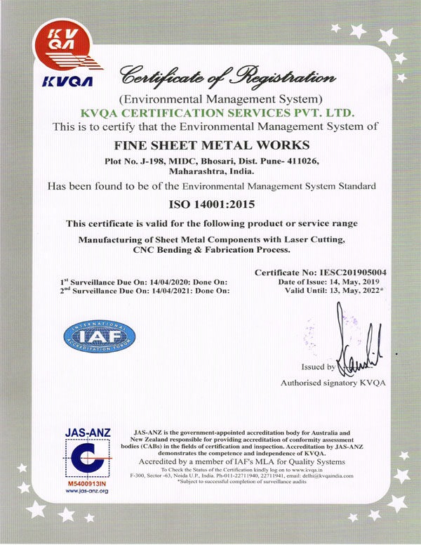 Automotive Sheet Metal Component, Pune